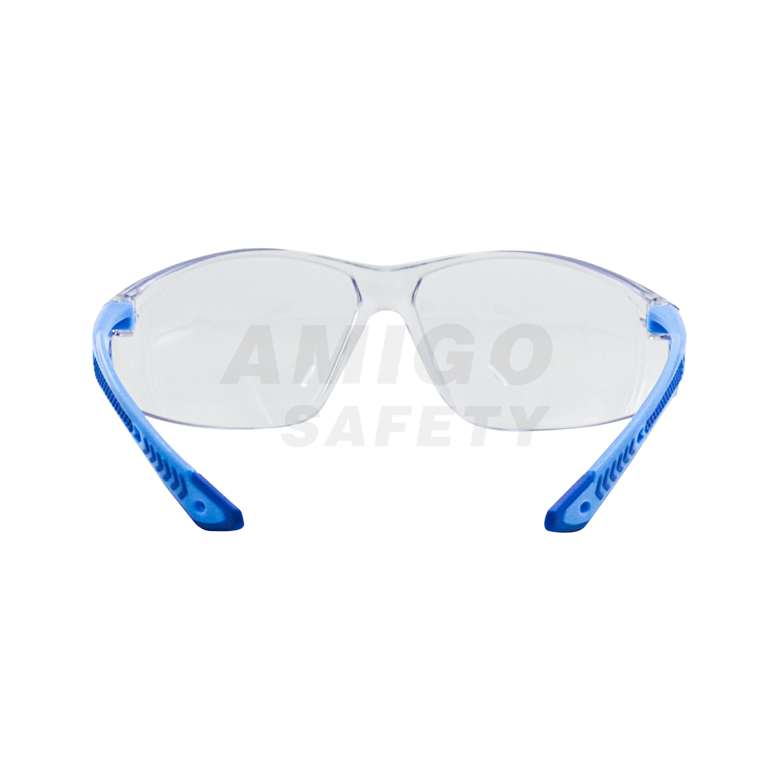 Lente de Policarbonato transparente antiempañante patillas Azul LAMIRA AS-4475AF … - 2